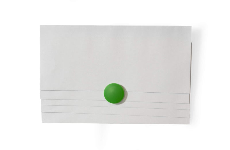 Audio-Visual Direct High Powered Magnets for Glass Dry-Erase Boards, Set of 5 Green - Image 2